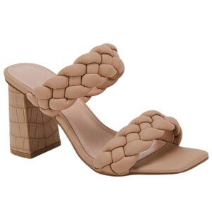 SYKTKMX CHUNKY BRAIDED BEIGE SANDALS